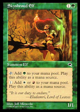 [Skyshroud Elf -- Tempest]